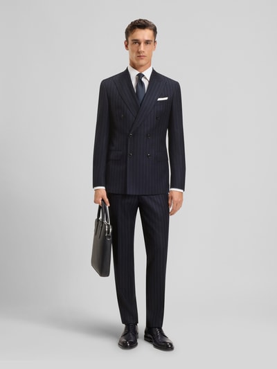 BOSS Slim Fit Anzug aus reiner Schurwolle Modell 'H-HUGE' Marine 1