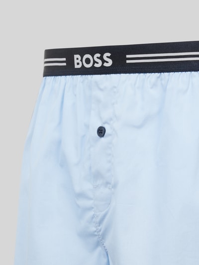 BOSS Boxershorts mit elastischem Label-Bund im 3er-Pack Dunkelblau 2