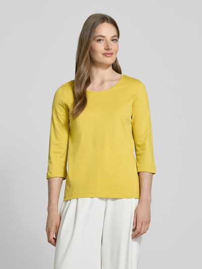 Christian Berg Woman Longsleeve met 3/4-mouwen Mosterdgeel - 4