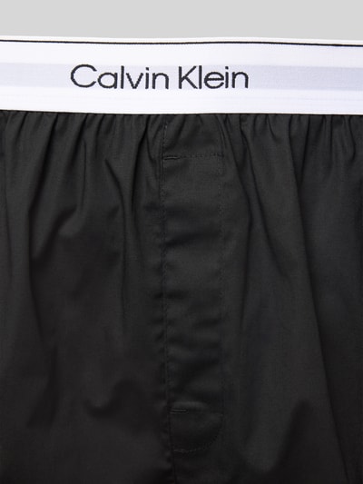 Calvin Klein Underwear Boxershorts mit elastischem Logo-Bund im 3er-Pack Black 2