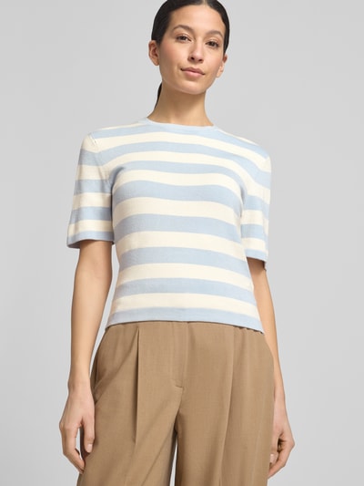 GUIDO MARIA KRETSCHMER WOMAN Strickshirt mit Rundhalsausschnitt Modell 'MARIA' Hellblau 3