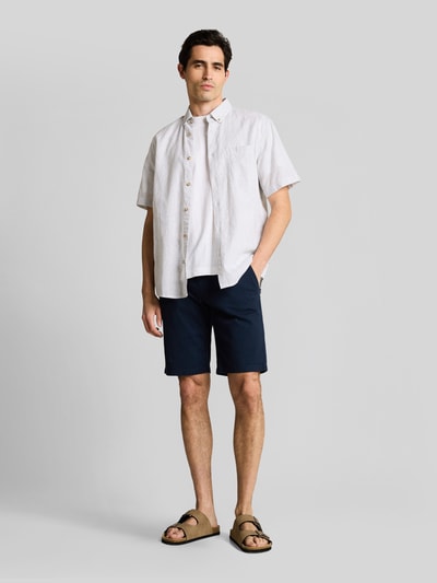 Tom Tailor Szorty chino o kroju slim fit z czystej bawełny Granatowy 1