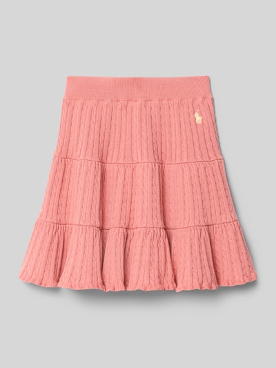 Polo Ralph Lauren Teens Rok van puur katoen in gebreide look Oudroze - 1