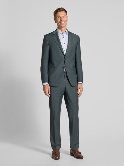 OLYMP Regular Fit Business-Hemd aus reiner Baumwolle Gruen 1