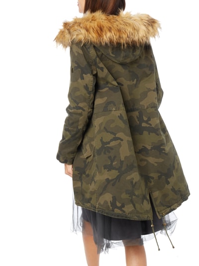 Blonde No. 8 Parka z odpinanym sztucznym futrem Metaliczny zielony 5