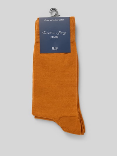 Christian Berg Men Socken im 2er-Pack Kupfer 3
