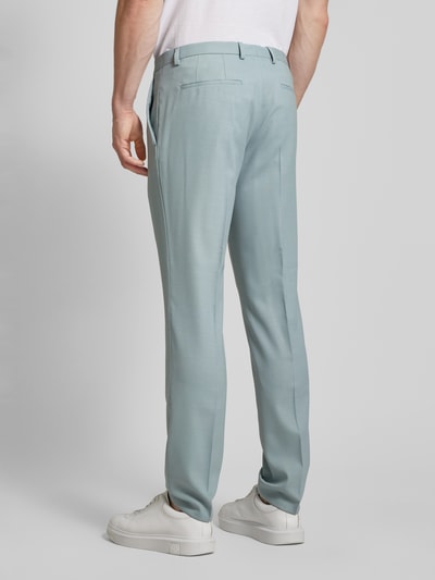 HUGO Pantalon met persplooien, model 'Hesten' Mintgroen - 5