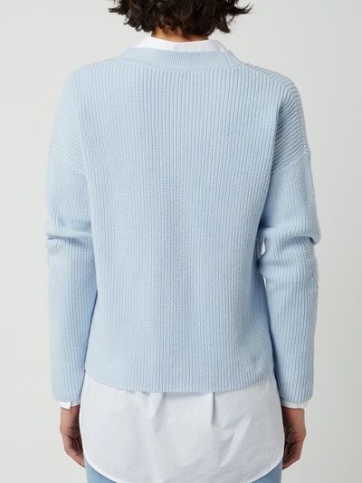 Tommy Hilfiger Cardigan aus Bio-Baumwolle Modell 'Hayana' Hellblau 5