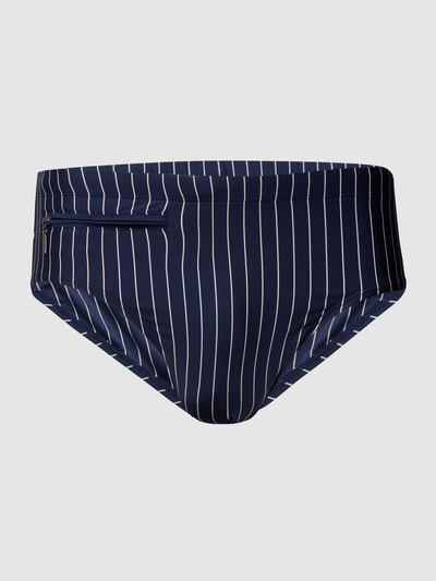 Schiesser Badehose mit Streifenmuster Marine 2