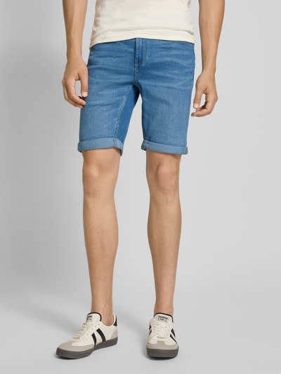 Only & Sons Regular fit korte jeans van katoenmix Lichtblauw - 4