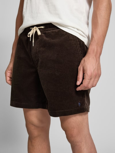 Polo Ralph Lauren Classic fit korte broek met elastische band Middenbruin - 3