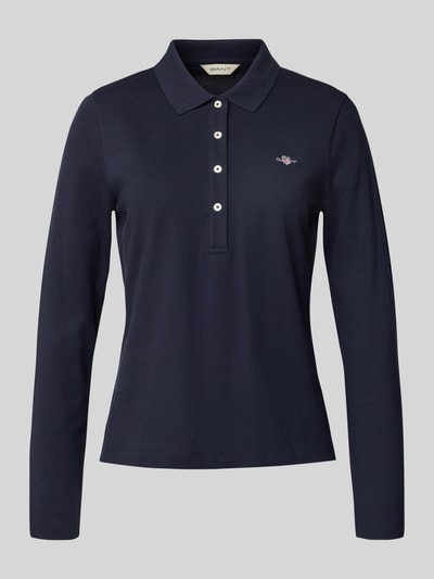 Gant Longsleeve mit Umlegekragen Marine 2