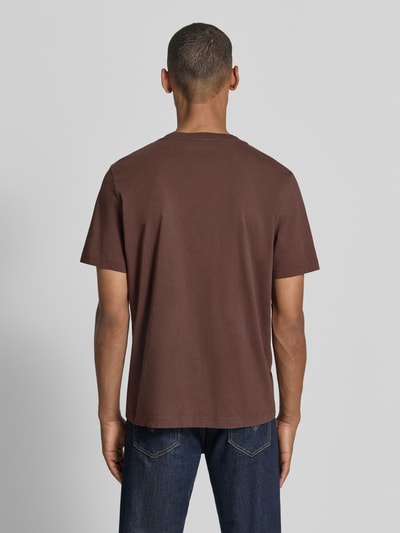 ARMEDANGELS Regular Fit T-Shirt aus reiner Baumwolle Modell 'JAAMES' Schoko 5