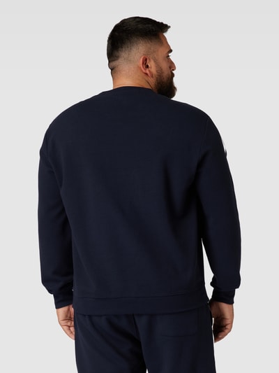 Tommy Hilfiger Big & Tall PLUS SIZE Sweatshirt mit Kontraststreifen Marine 5
