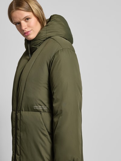 JJXX Steppmantel mit Zweiwege-Reißverschluss Modell 'LOLLY' Khaki 3