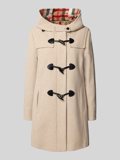 Gil Bret Dufflecoat mit Kapuze Beige Melange 2