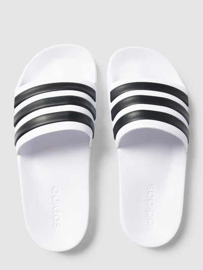 ADIDAS SPORTSWEAR Slides mit Label-Detail Modell 'ADILETTE' Weiss 4