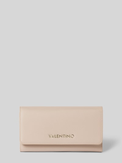 VALENTINO BAGS Portemonnaie mit Label-Detail Modell 'ZERO' Beige 1