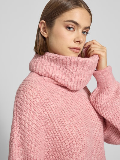 LeGer Golf z obniżonymi ramionami model ‘Jarine’ Różowawy 3