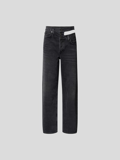 AGOLDE Jeans mit Cut Out Black 2