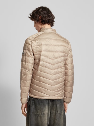 Jack & Jones Steppjacke mit Stehkragen Modell 'HERO' Beige 5