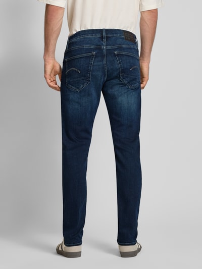 G-Star Raw Slim Fit Jeans im 5-Pocket-Design Dunkelblau 5