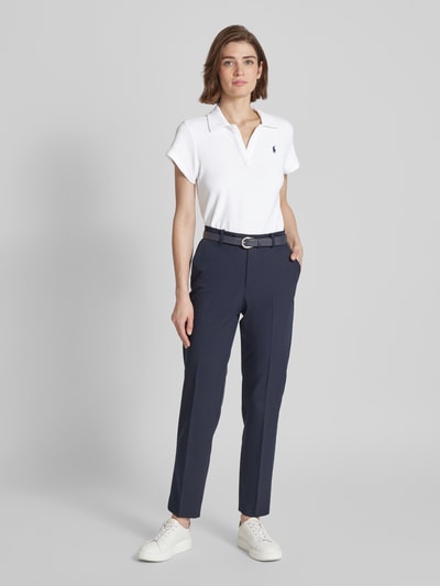 Polo Ralph Lauren Regular Fit Poloshirt mit Logo-Stitching Modell 'TERRY' Weiss 1