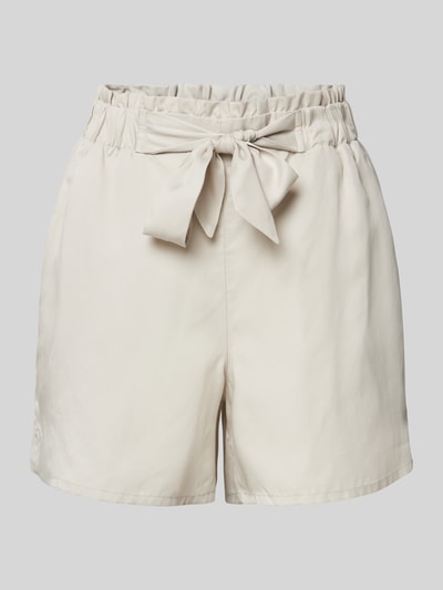 Tom Tailor Denim Shorts mit elastischem Bund Sand Melange 1
