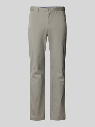 Tommy Hilfiger Chino met achterzakken, model 'DENTON' Middengrijs - 2