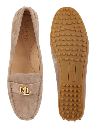 Lauren Ralph Lauren Loafers van leer  Taupe - 5