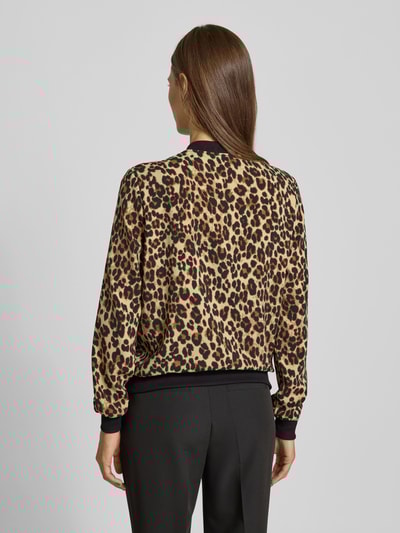 Vero Moda Regular Fit Blouson mit Allover-Muster Modell 'COCO' Beige 5