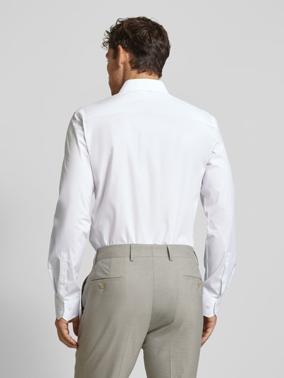 s.Oliver BLACK LABEL Slim fit zakelijk overhemd met stretch Wit - 5