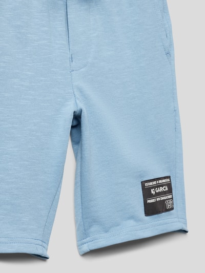 Garcia Sweatpants mit Label-Patch Blau 2