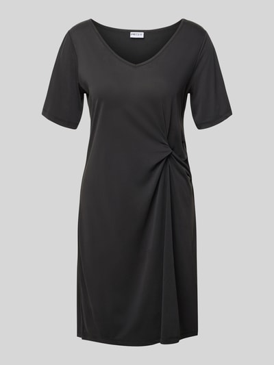 PIECES Regular Fit Freizeitkleid aus Viskose-Mix Modell 'ANORA' Black 1