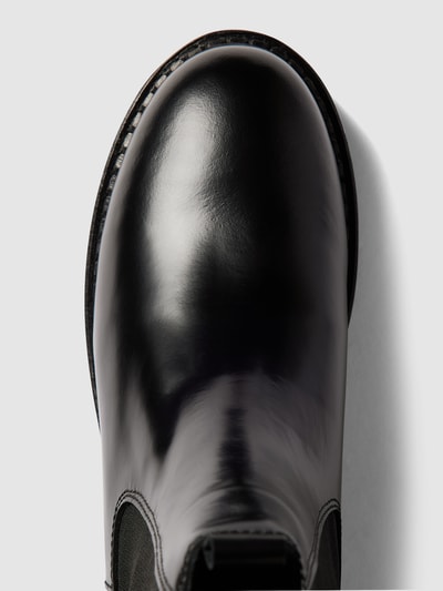 Tommy Jeans Chelsea Boots aus Leder Schwarz 5