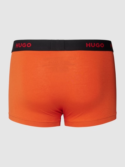 HUGO Trunks mit elastischem Bund im 3er-Pack Orange 3