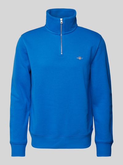 Gant Sweatshirt mit Label-Stitching Royal 2