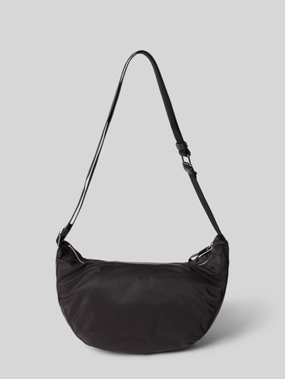 Marc O'Polo Schoudertas met echt runderleer, model 'NANJA' Zwart - 4