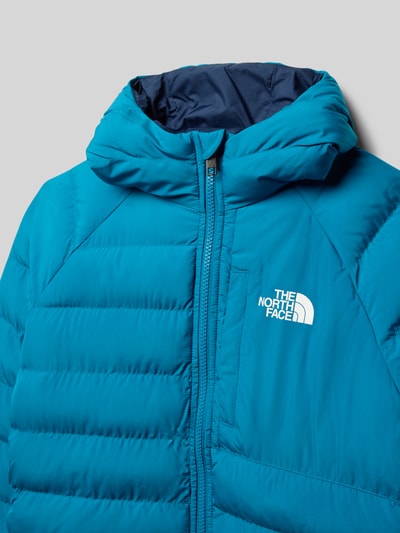 The North Face Gewatteerd jack met labelprint Rookblauw - 2