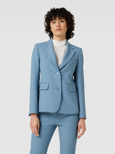 Weekend Max Mara Blazer met reverskraag en paspelzak achter Lichtblauw - 4