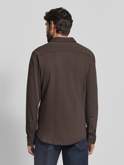 Casual Friday Regular Fit Freizeithemd mit Kentkragen Modell 'ARKAN' Schoko Melange 5