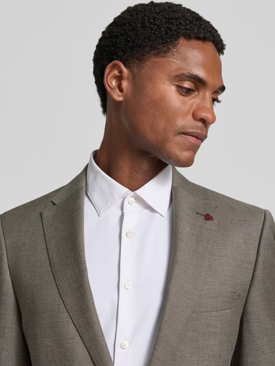 ROY ROBSON Slim Fit Anzug aus Viskose-Mix Taupe 3