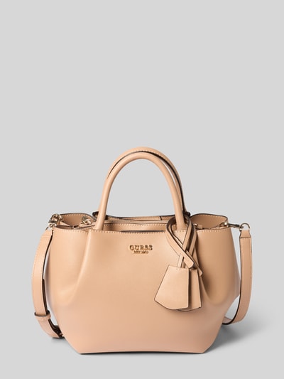 GUESS Handtas in leerlook model 'Amorette' Beige - 1
