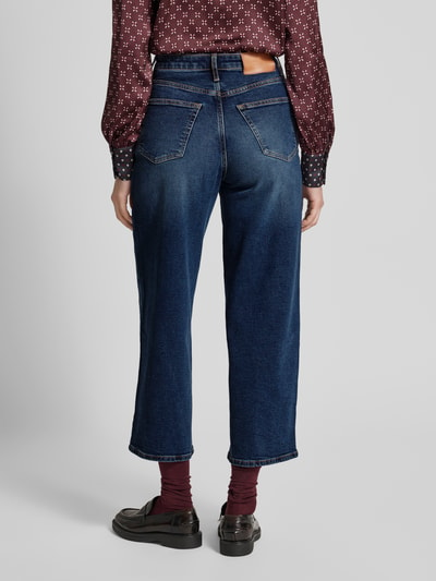 Marc O'Polo Wide Leg Jeans aus elastischem Baumwoll-Mix Modell 'TOLVA' Marine Melange 5