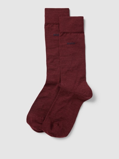 BOSS Socken mit Strukturmuster im 2er-Pack Dunkelrot 1