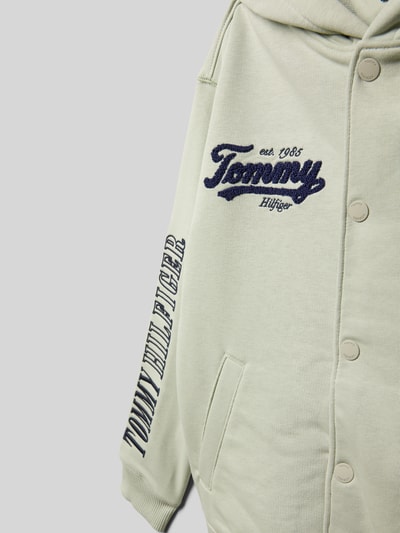 Tommy Hilfiger Teens Regular Fit Sweatjacke aus Baumwoll-Mix Schilf 2