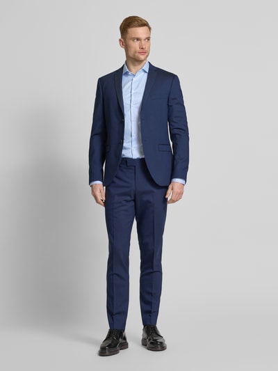 Jake*s Slim Fit Business-Hemd mit Haifischkragen Bleu 1