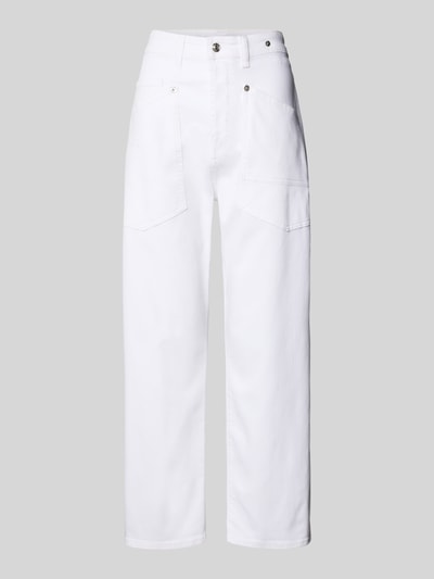 MAC Baggy fit jeans met opgestikte zakken Wit - 2