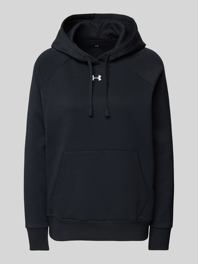 Under Armour Hoodie mit Logo-Stitching Modell 'Rival' Black 2