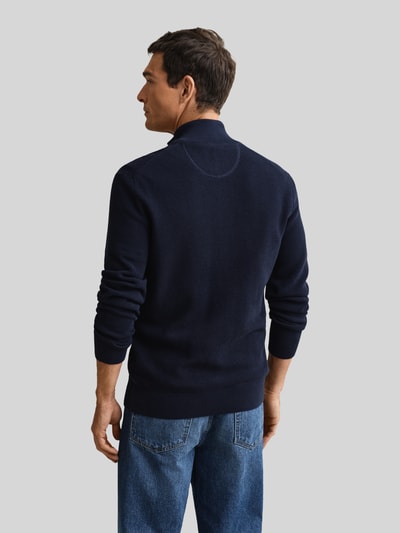 GANT Regular Fit Strickjacke aus reiner Baumwolle Marine 5
